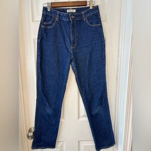 Rollas High‎ Rise Straight Blue Denim Jeans Size 28
